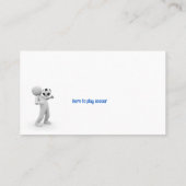 voetbal coach | Professioneel Sport Visitekaartje (Achterkant)