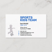 voetbal coach | Professioneel Sport Visitekaartje (Voorkant)