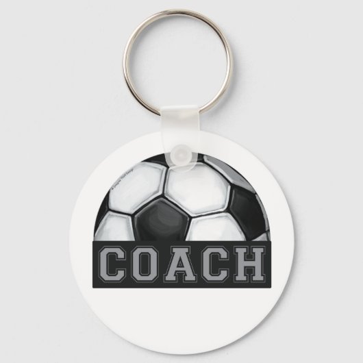 Voetbal coach sleutelhanger (Voorkant)