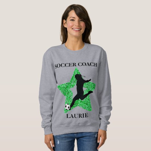 Voetbal coach Sweatshirt (Voorkant volledig)