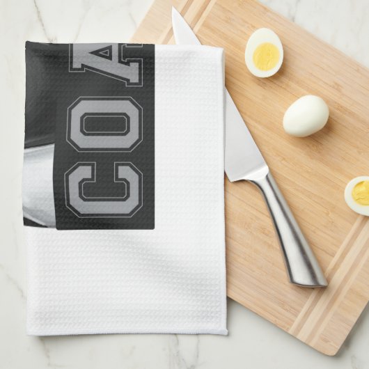 Voetbal coach theedoek (Quarter Fold)