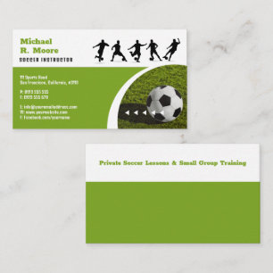 Voetbal coach Trainer Sport Giften Visitekaartje
