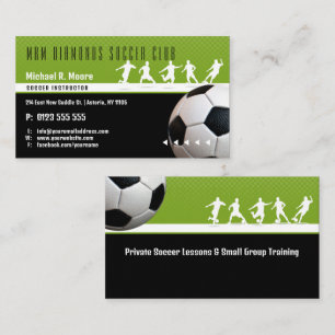 Voetbal coach Trainer   Sport Giften Visitekaartje