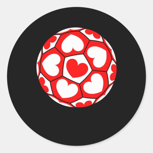 Voetbal coach Valentijnsdag voor jongens cadeautje Ronde Sticker (Voorkant)