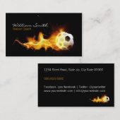 Voetbal coach visitekaartje (Voorkant / Achterkant)