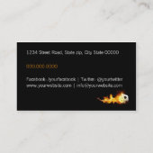 Voetbal coach visitekaartje (Achterkant)