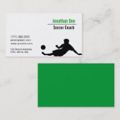 voetbal coach visitekaartje (Voorkant / Achterkant)