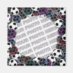 voetbal Collage Photo Magnet Magneet