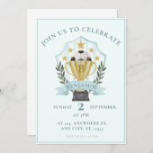 Voetbal Crest Kaart (Voorkant / Achterkant)