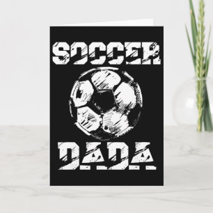 Voetbal Dada Bedrukte Ll Grappige Voetballer Vader Kaart