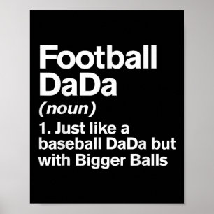 Voetbal Dada Definitie Grappig Grotere Dada Poster