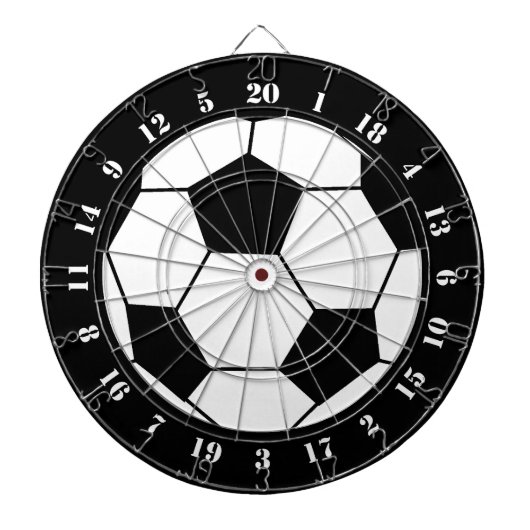 voetbal-dartboard dartbord (Voorkant)