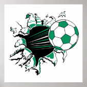 voetbal dat door poster (Voorkant)