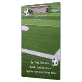 Voetbal, de grootste Voetbal coach ter wereld Klembord (Links)