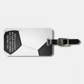 Voetbal Design Bagagelabels (Voorkant horizontaal)