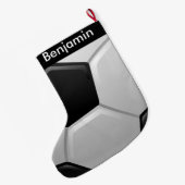 Voetbal design - Grote kerstinslag Grote Kerstsok (Achterkant (Hangend))