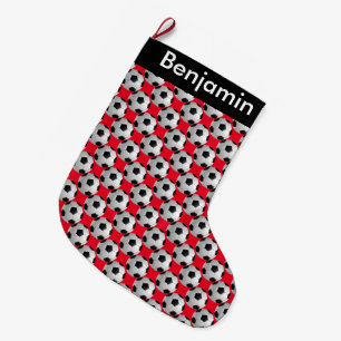 Voetbal design - Grote kerstinslag Kerstsok