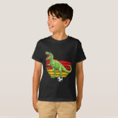 Voetbal Dino Trex Duitse Jersey Duitsland Vlag Voe T-shirt (Voorkant volledig)