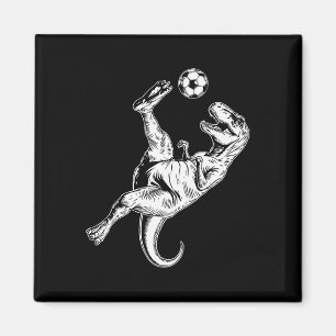 Voetbal Dinosaur Kinderen Jongens Mannen Voetbal Magneet