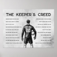 Voetbal Doelman Creed Monogram Grijs