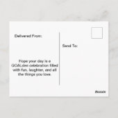 Voetbal Dragen Verjaardag pet Confetti Verjaardag Briefkaart (Achterkant)