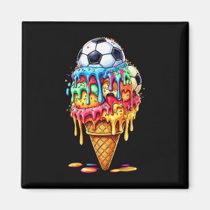 Voetbal Drip Jongens Meisjes Ijs Drip Met Sprinkl Magneet