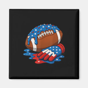 Voetbal Drip Wr Lineman Qb Rb Db Ijs 4de Van Magneet