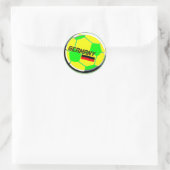Voetbal Duitsland Ronde Sticker (Tas)