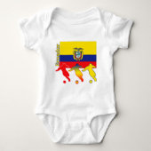 Voetbal Ecuador Romper (Voorkant)