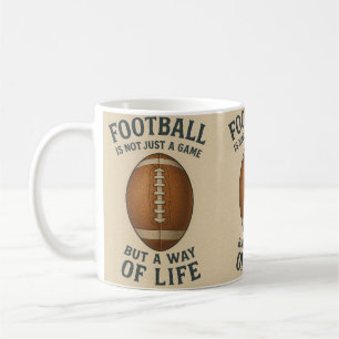 Voetbal, een manier van leven koffiemok