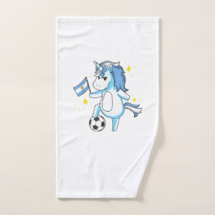 Voetbal Eenhoorn Argentinië Jersey Ontwerp Argenti Handdoek