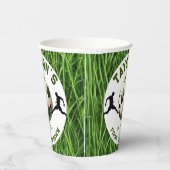 Voetbal eerste jaar naar beneden 1e verjaardag papieren bekers (Rechts)