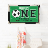 Voetbal Eerste Verjaardag Banner (Insitu)