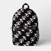 Voetbal. Eet, Slaap, Voetbal, Herhaal Bedrukte Rugzak (Voorkant)