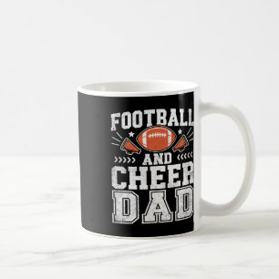 Voetbal En Cheer Vader Papa Cheerleader Speler Vad Koffiemok