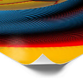 Voetbal en Football Dynamics Perfect Poster (Hoek)