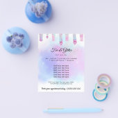 Voetbal- en glitterhuisdieren flyer (Enkel)