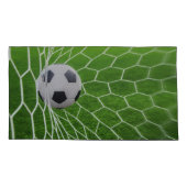 voetbal- en nettogedeelte van proefgevallen kussensloop (Achterkant-Links)