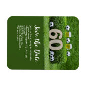 Voetbal en nummer po magneet (Horizontaal)