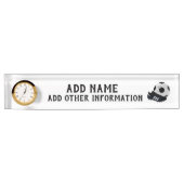 Voetbal en schoen naambordje (Voorkant)