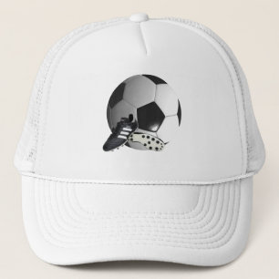 Voetbal en schoenen, trucker pet