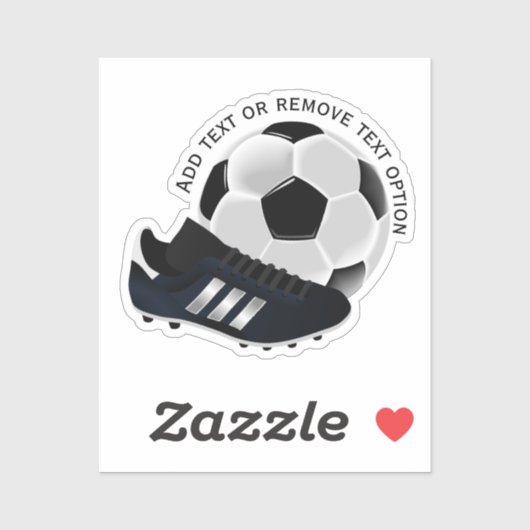 Voetbal en schone sport sticker (Vel)