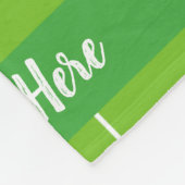 Voetbal en team fleece deken (Hoek)