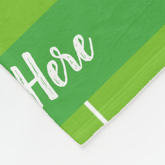 Voetbal en team fleece deken (Hoek)