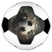 Voetbal exploderen (Gedraaid)