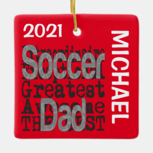 Voetbal Extraordinaire CUSTOM Keramisch Ornament