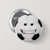 voetbal Face 2 Ronde Button 5,7 Cm (Voorkant /achterkant)