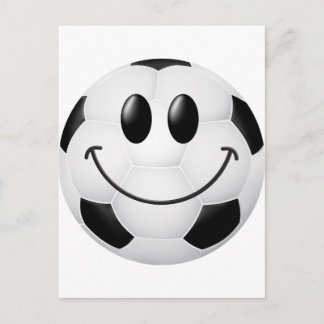 Voetbal Face Briefkaart