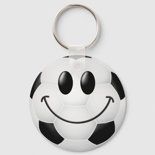 Voetbal Face Sleutelhanger (Voorkant)