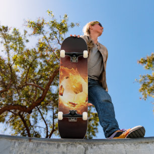 Voetbal Fire Skateboard